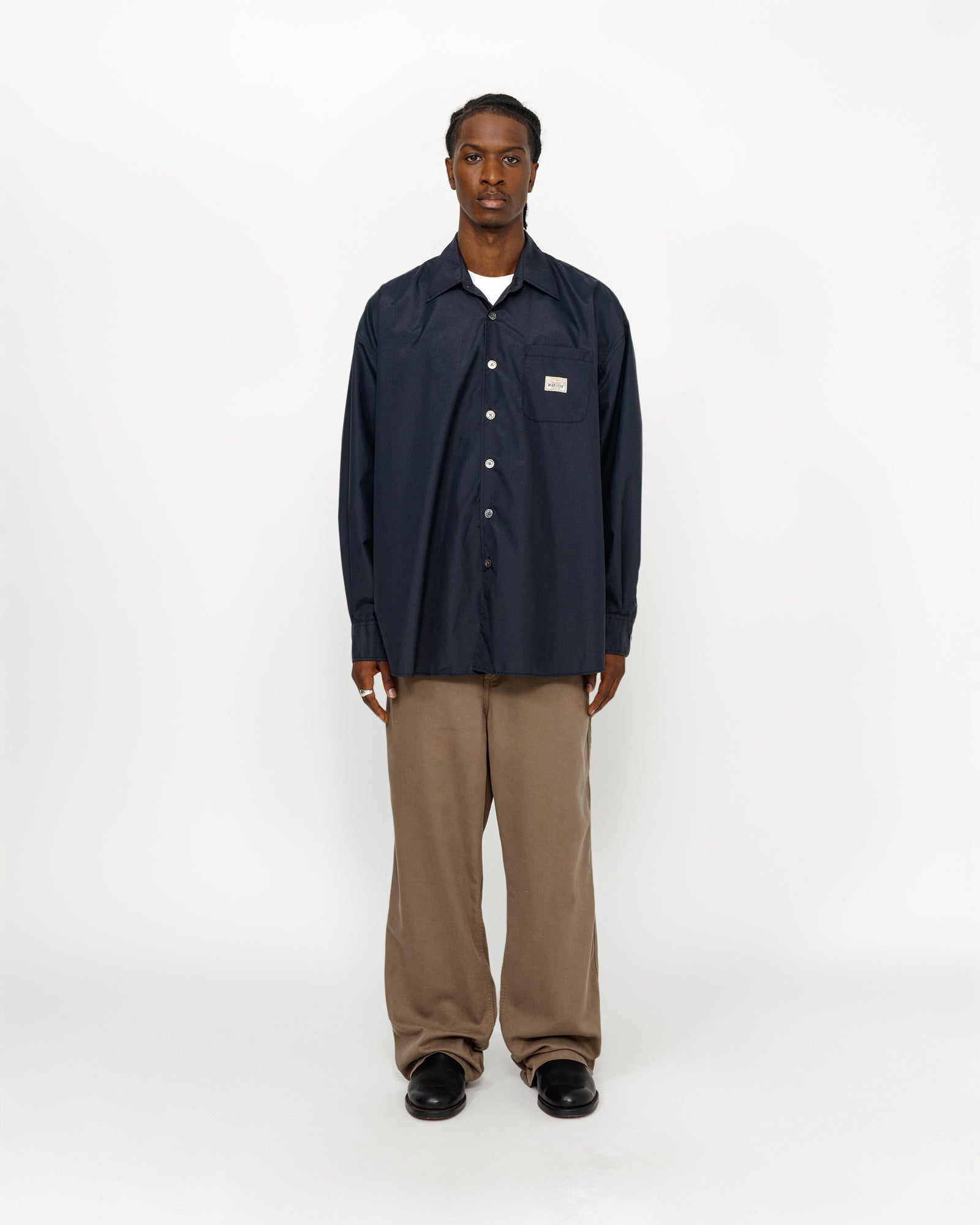 Black Nylon Ripstop | hero:hover:collection:new-arrivals,shirts,all