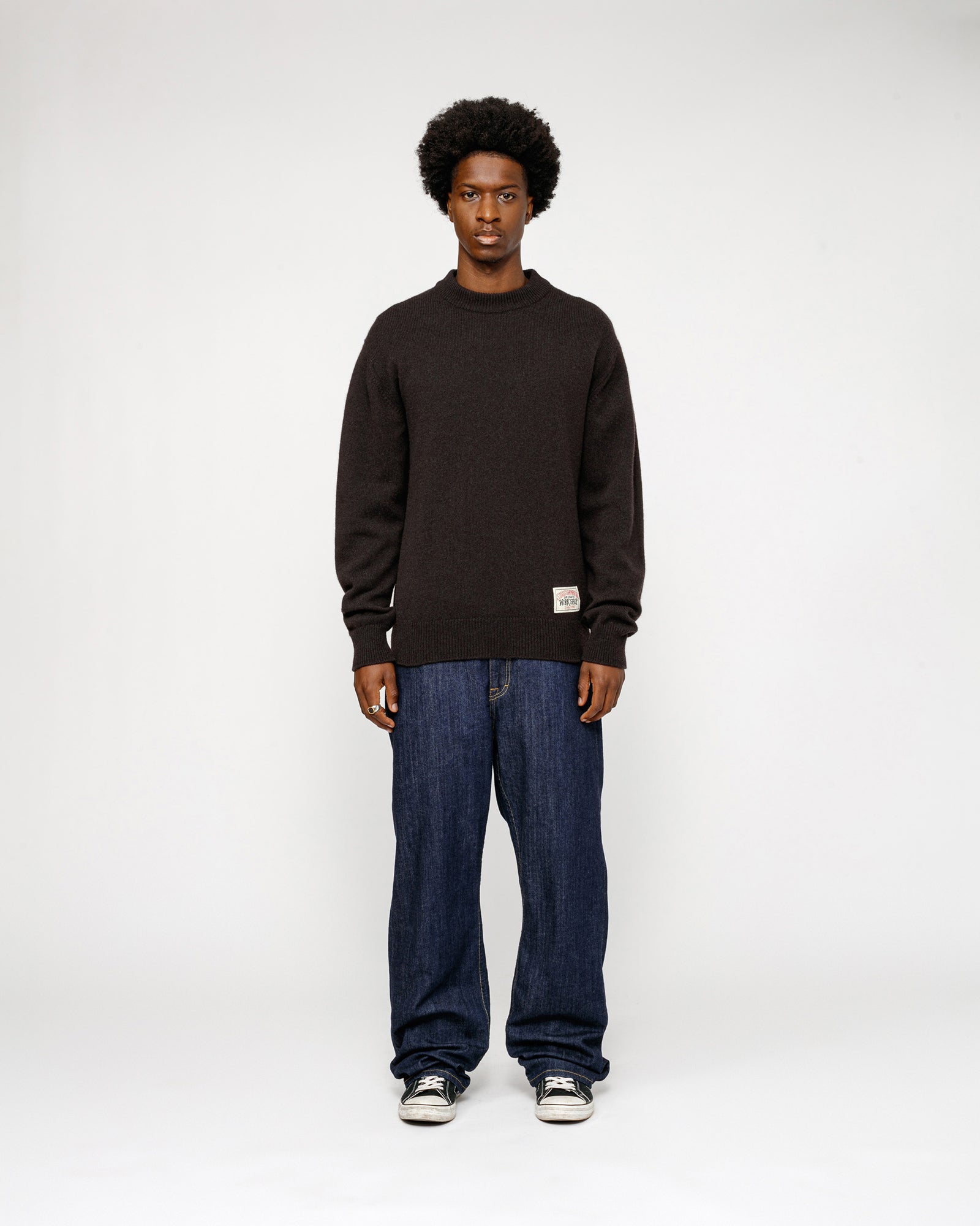 OUR LEGACY WORK SHOP KNITTED ROUNDNECK SWEATER