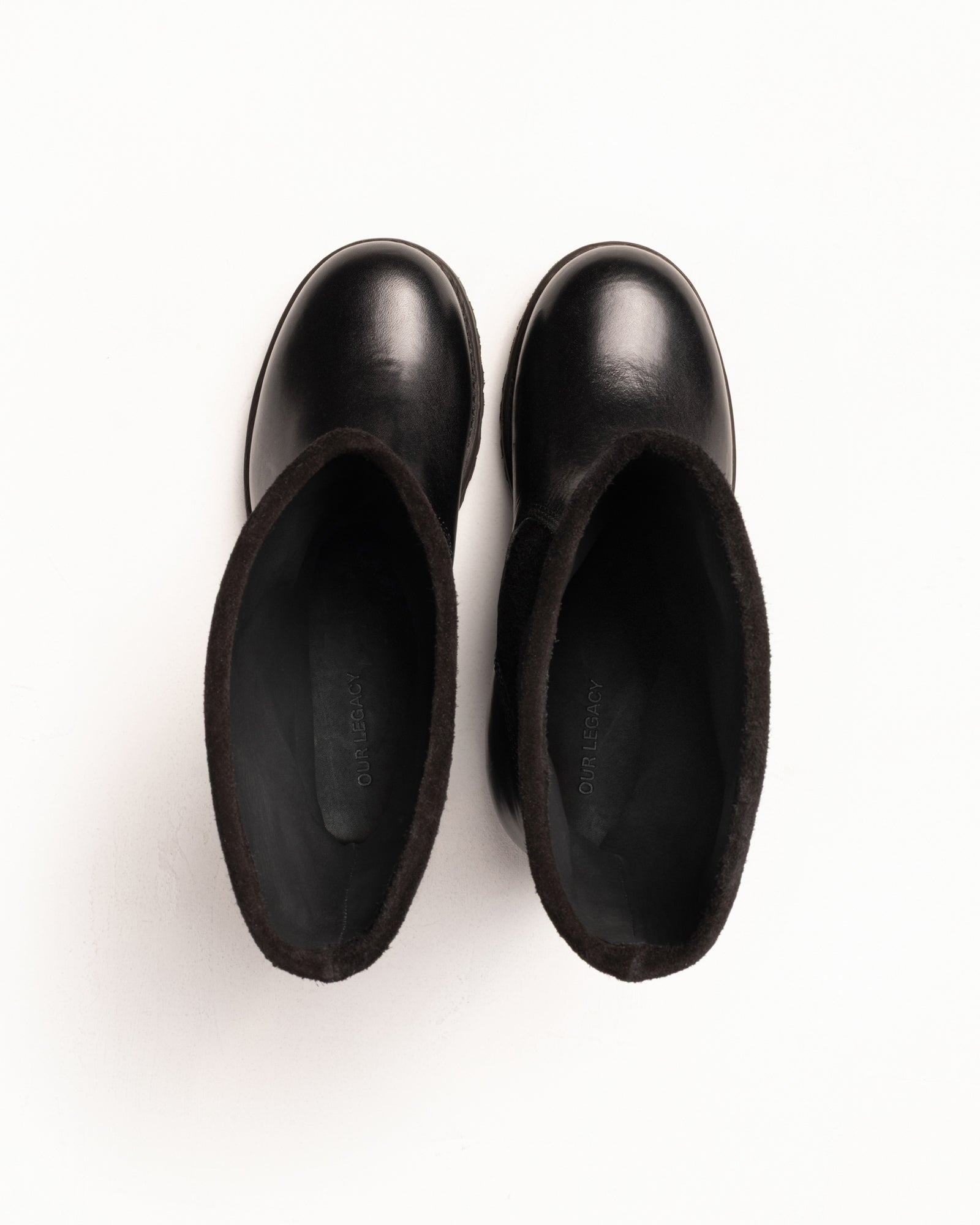 Work Boot Accessories In Black Leather
