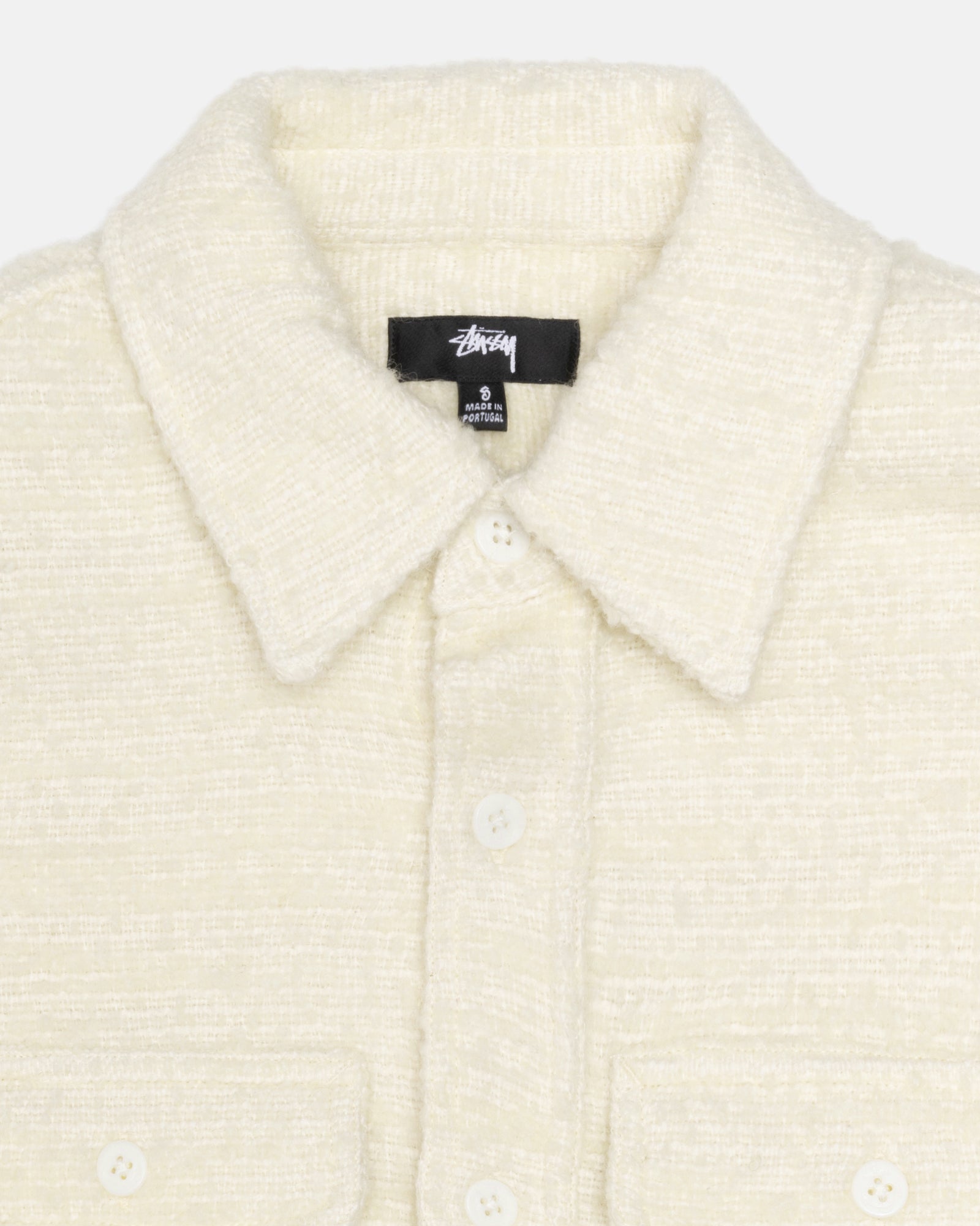 BOUCLE WOOL CPO SHIRT