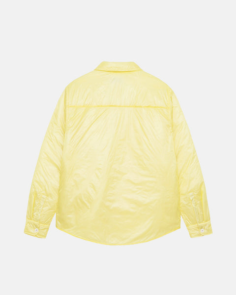 Stüssy Fatigue Nylon Overshirt Pale Lime Shirts