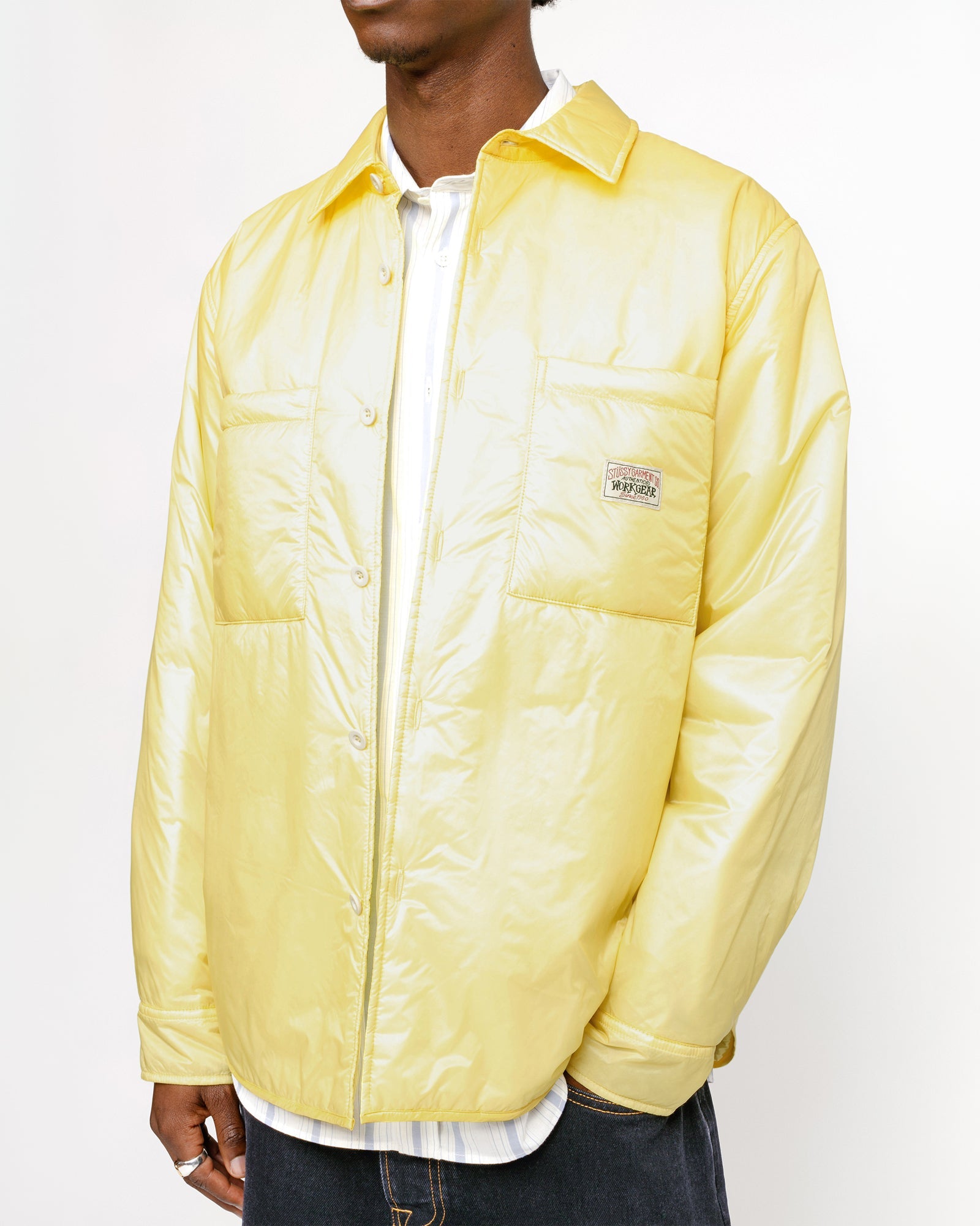 Fatigue Overshirt Nylon - Mens Long Sleeve Shirt | Stussy UK