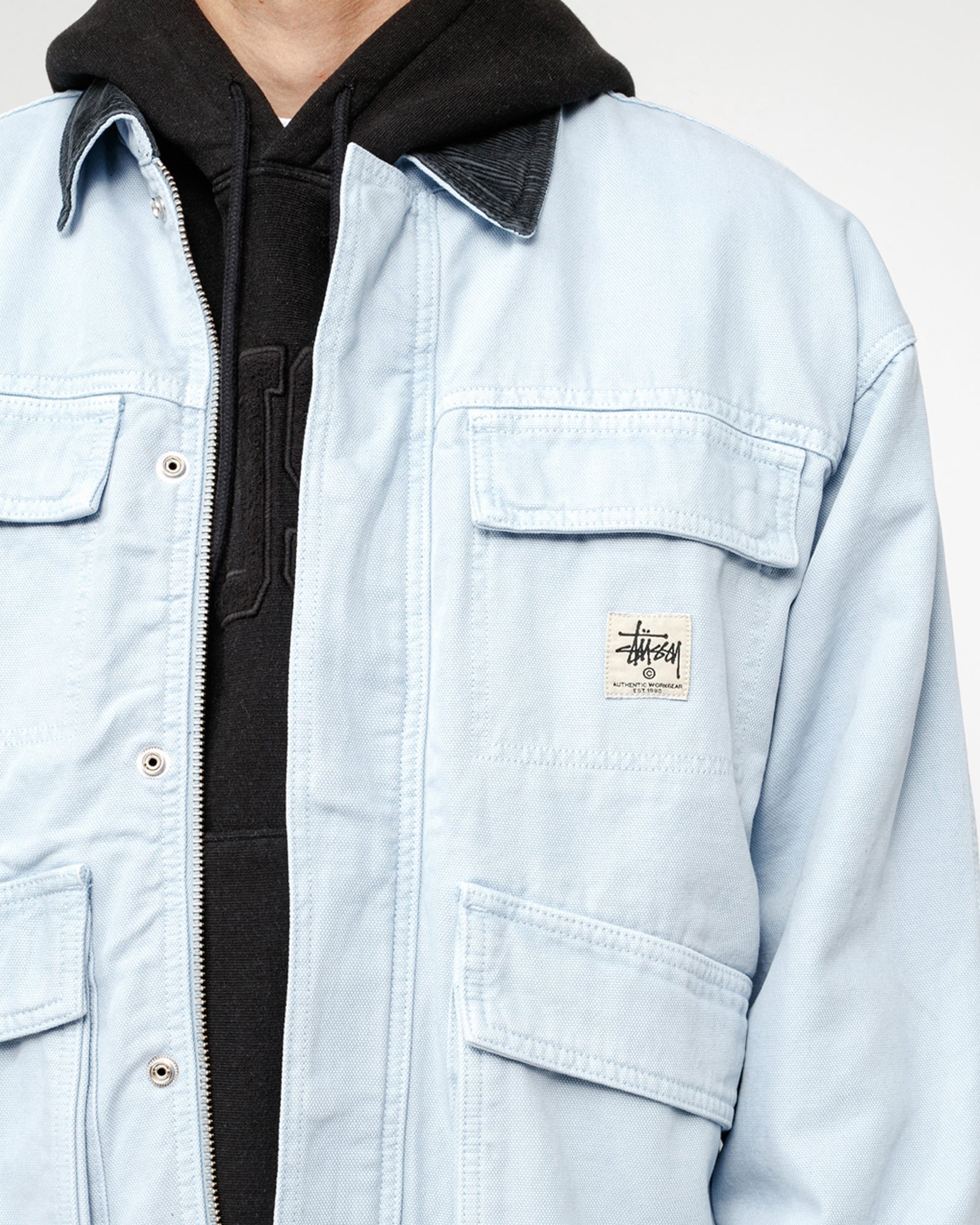 SHOP JACKET WASHED CANVAS