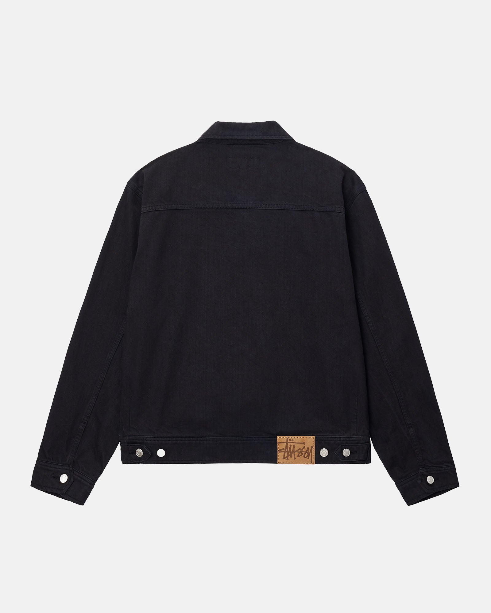 Zip Work Jacket Overdyed in black – Stüssy UK