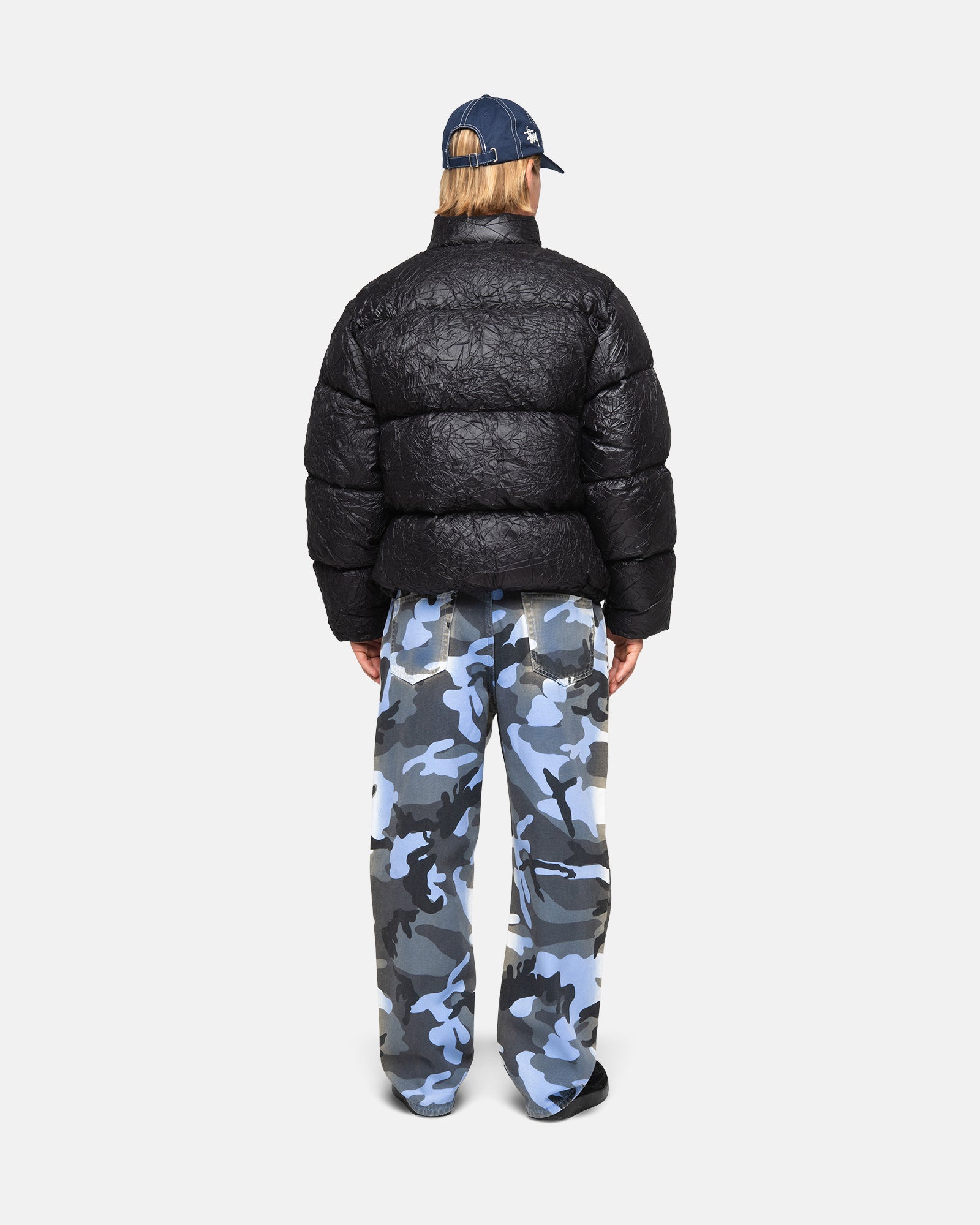 Stussy camo puffer sale