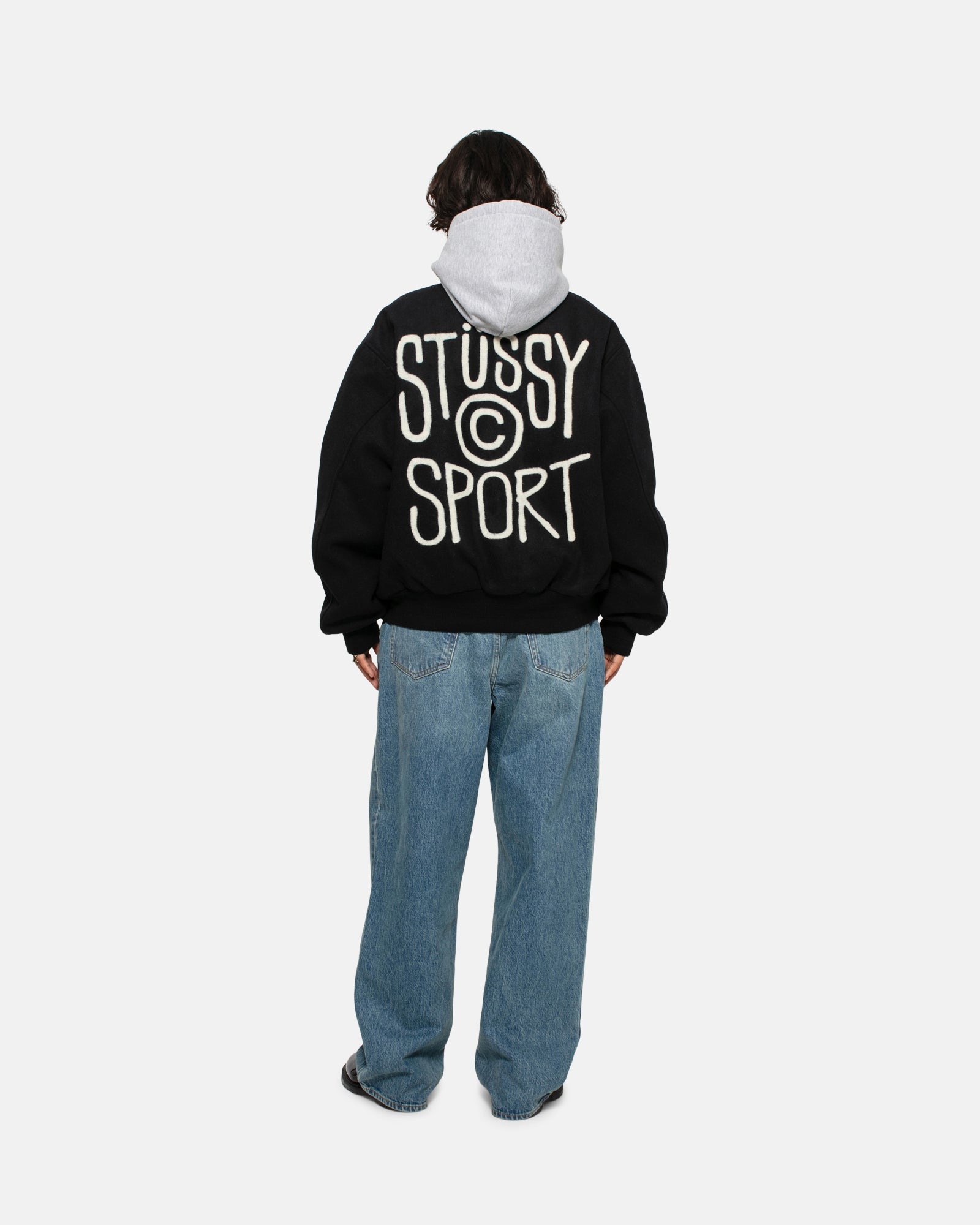 Sport Melton Varsity Jacket - Unisex Jackets & Outerwear | Stüssy