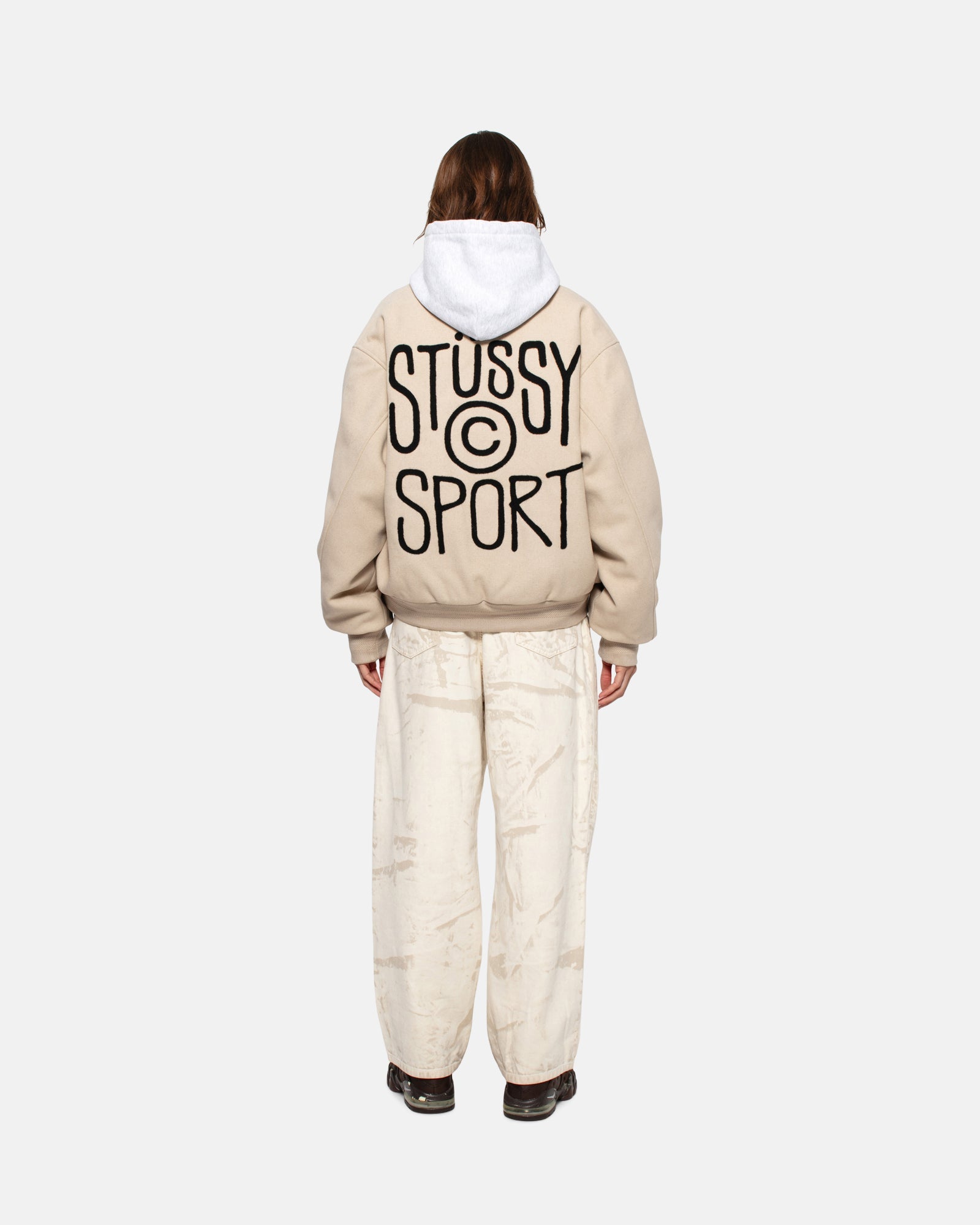 Sport Melton Varsity Jacket - Unisex Jackets & Outerwear | Stüssy