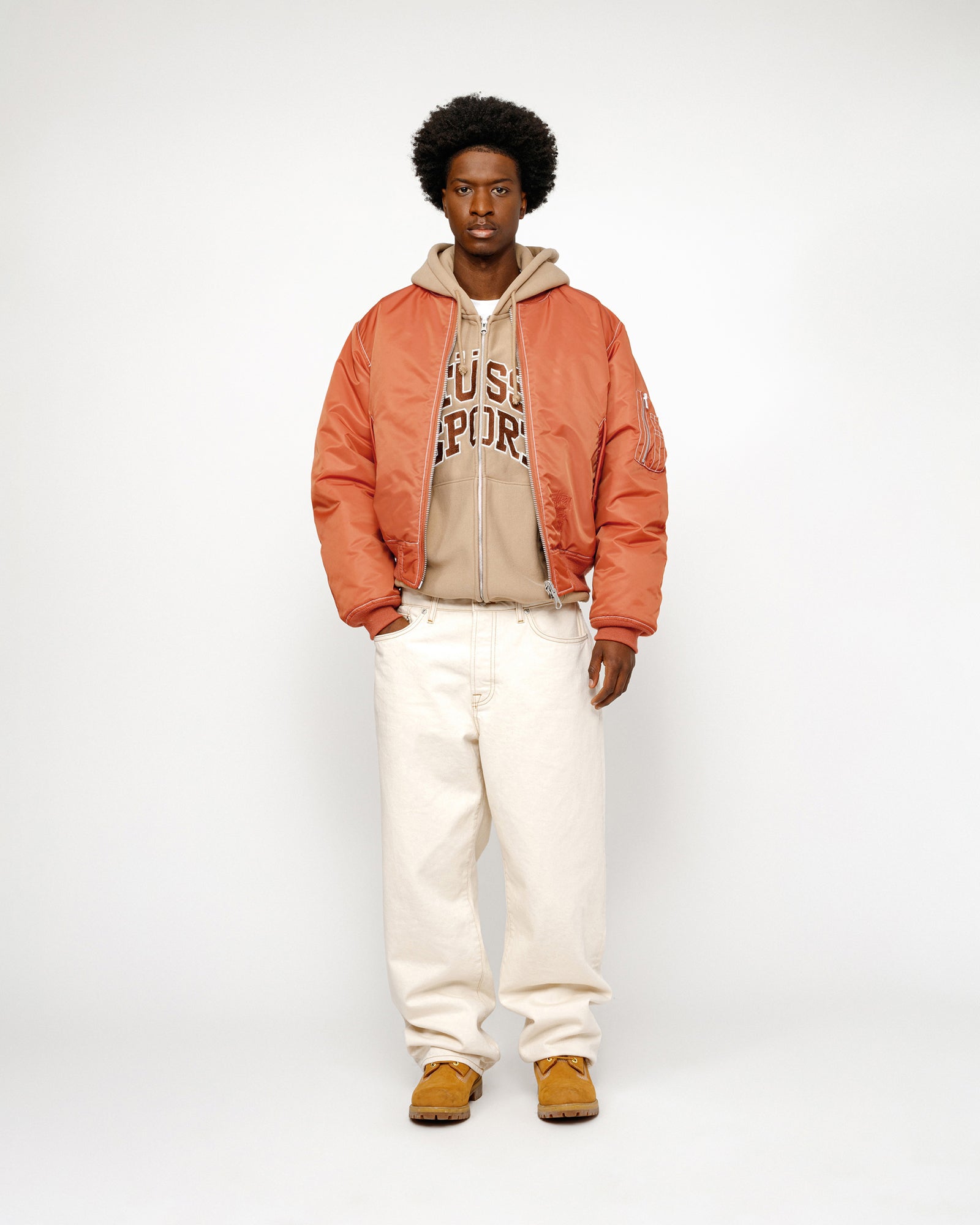 Stussy on sale long jacket