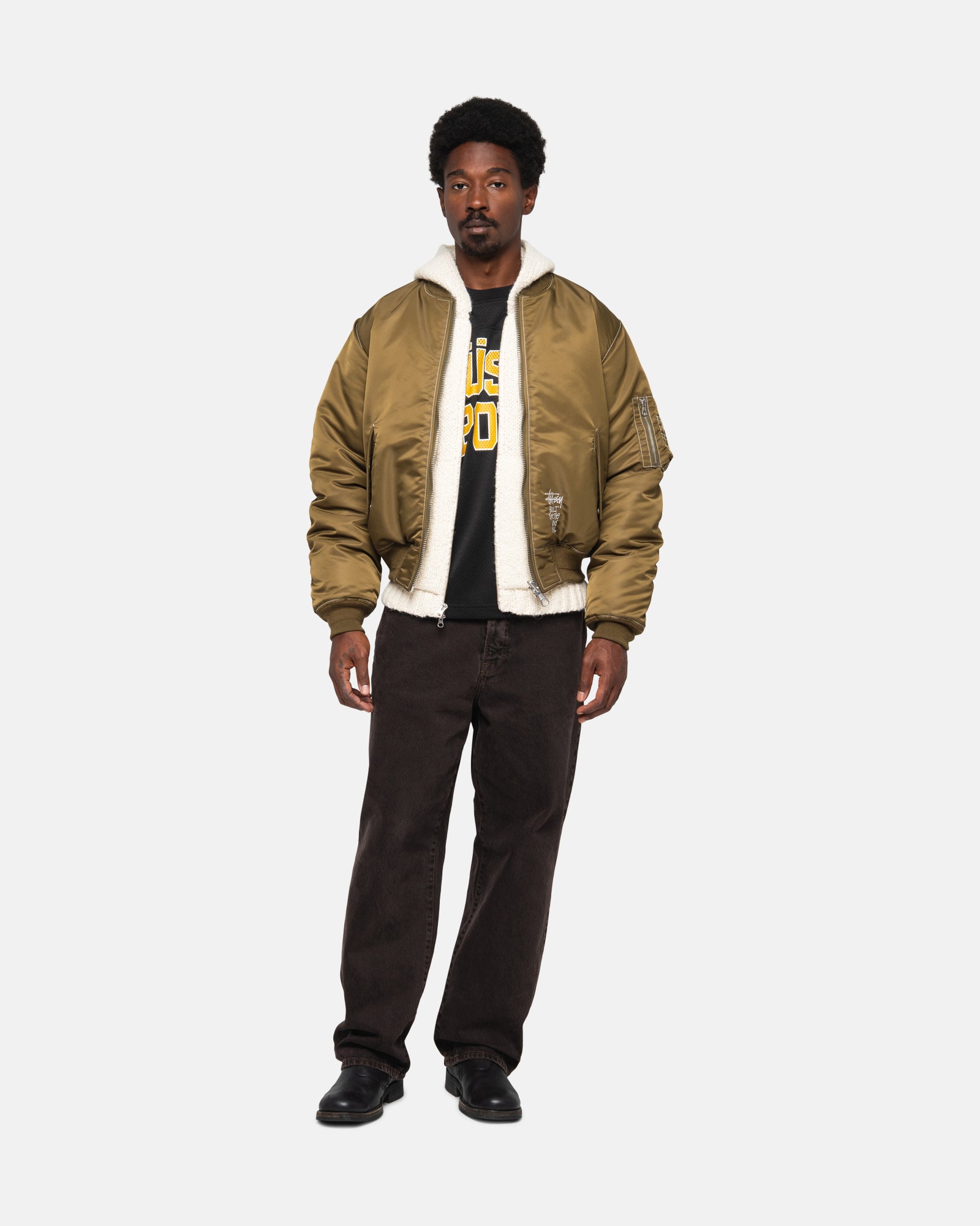 BUILT REVERSIBLE BOMBER JACKET