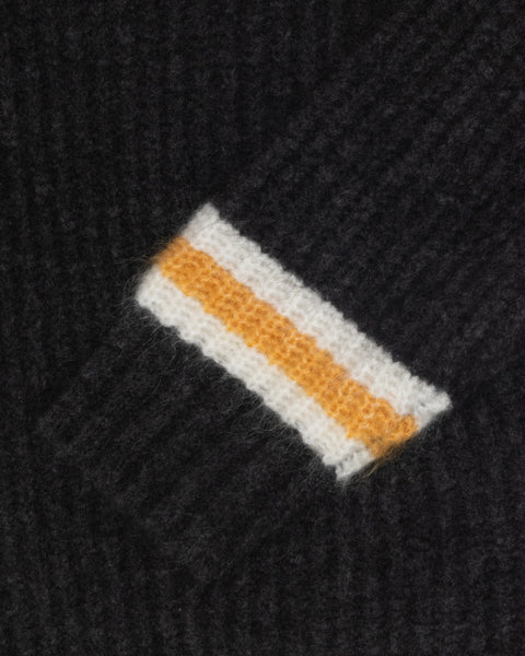 Stüssy Mohair Tennis Sweater Charcoal Knit