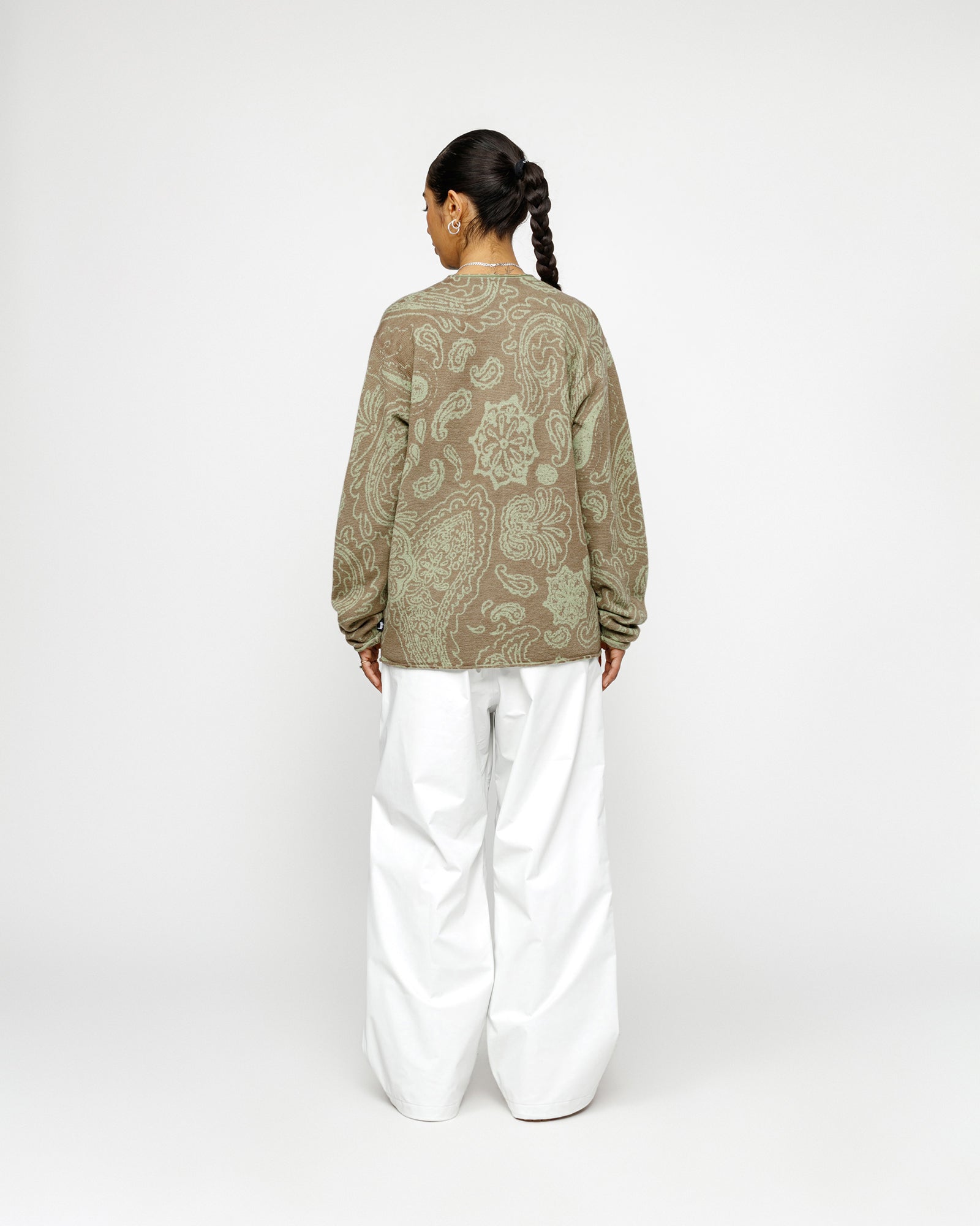 Paisley Sweater in brown – Stüssy UK