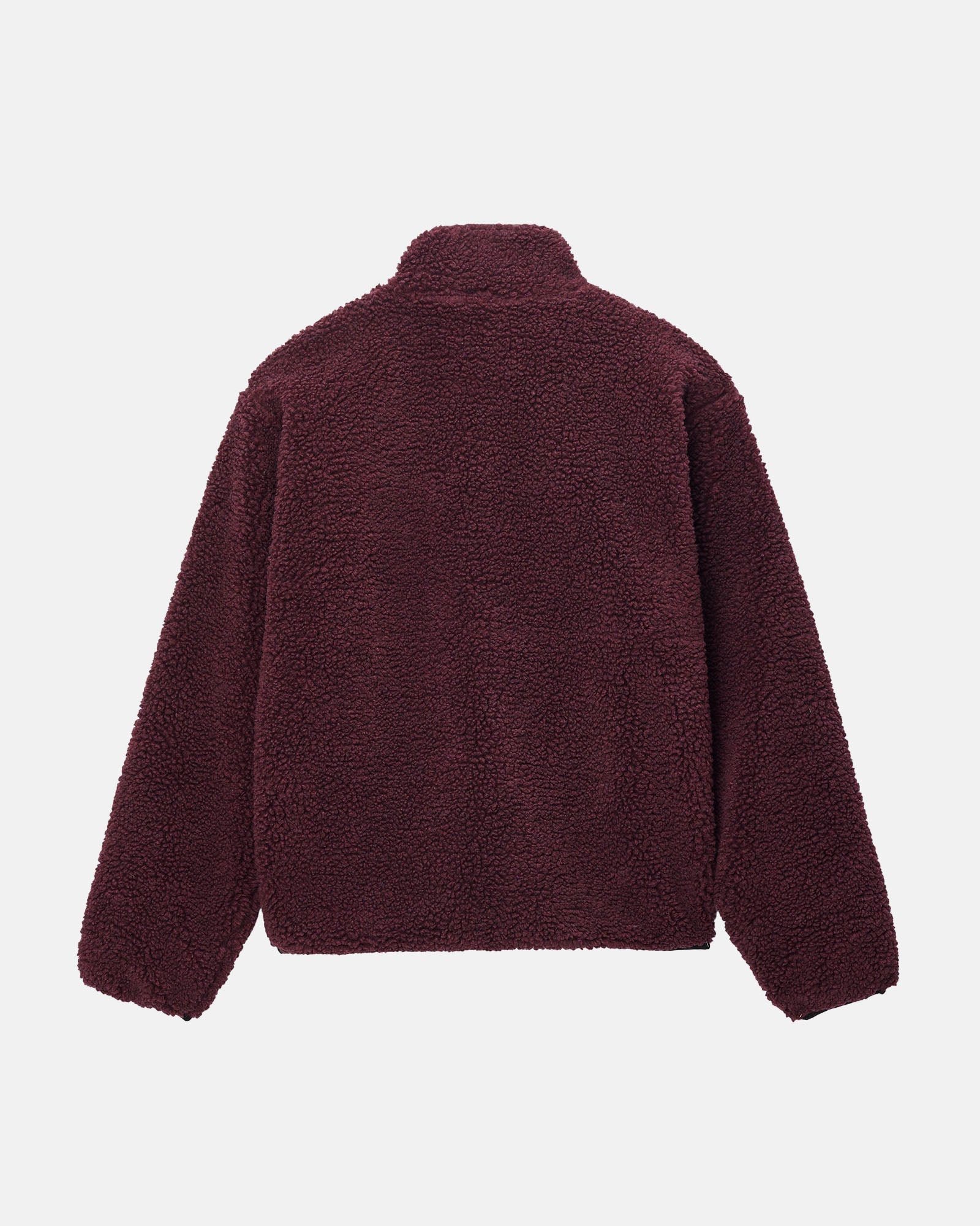 Stüssy Sherpa Reversible Jacket Burgundy Outerwear