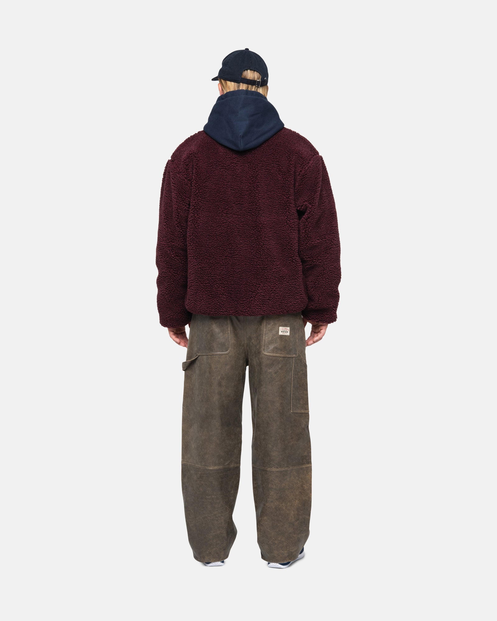 Stussy sherpa fleece on sale jacket