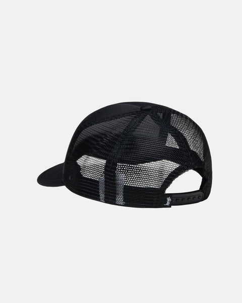 Stüssy Trucker Ss-Link Snapback Black Headwear