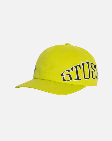 Stüssy Low Pro Arc Strapback Lime Headwear