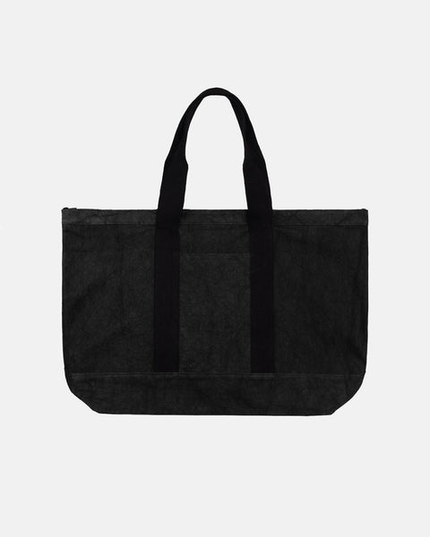 CANVAS EXTRA LARGE TOTE BAG WASHED BLACK ACCESSORY