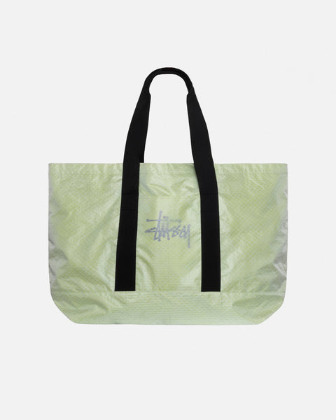RIPSTOP OVERLAY EXTRA LARGE TOTE BAG LIME ACCESSORY