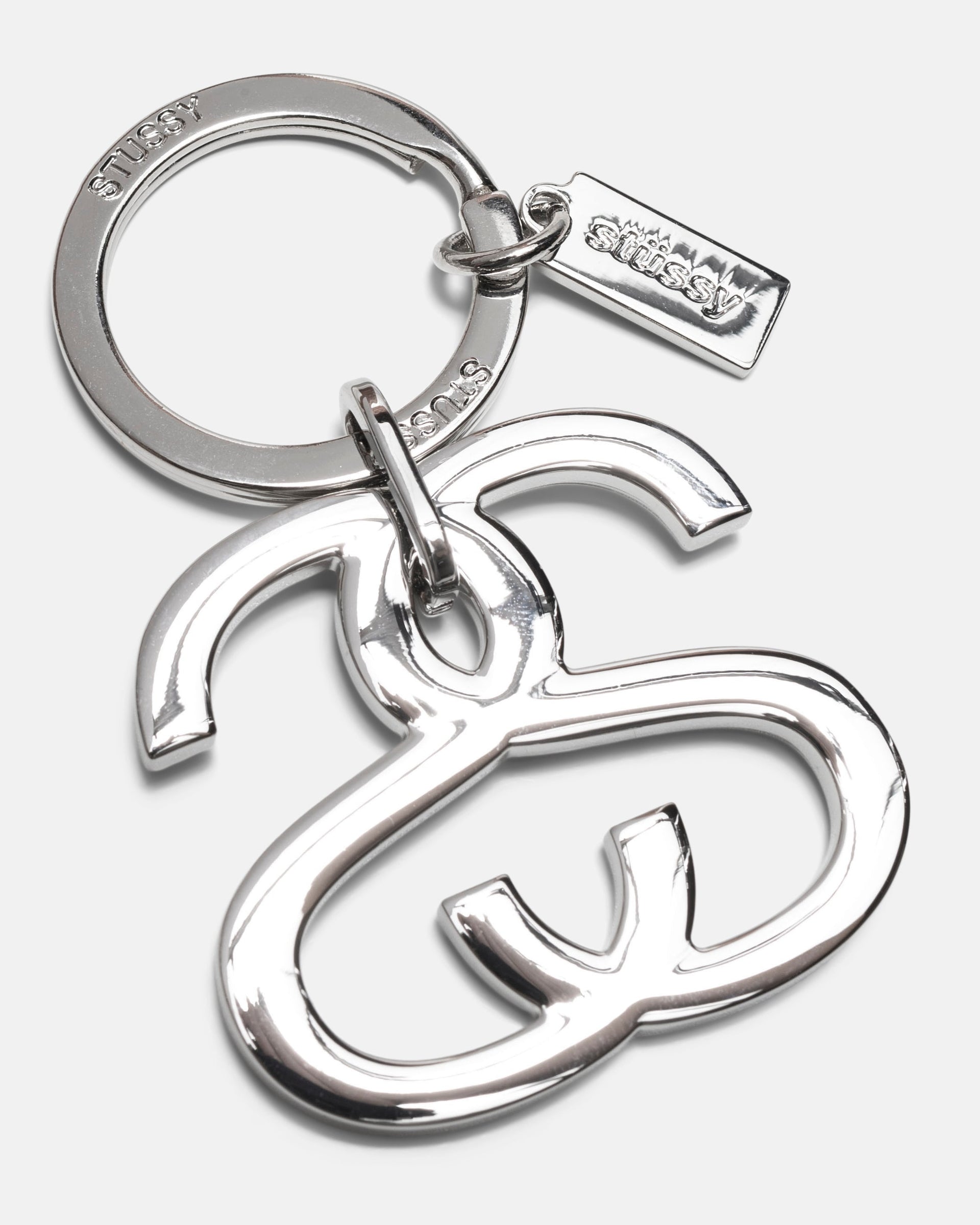 Stüssy Ss Link Keychain Silver Accessories