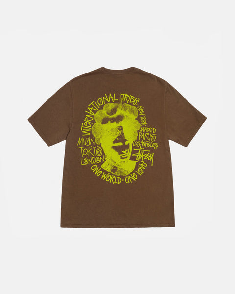 Stüssy Camelot Tee Pigment Dyed Brown Shortsleeve